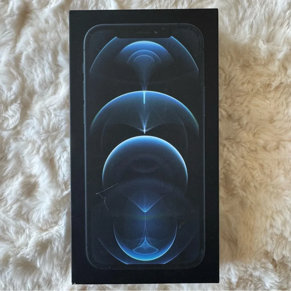 📦Apple iPhone 12 Pro Box +Accessories Pacific Blue📦(original cord Inc!) 128GB